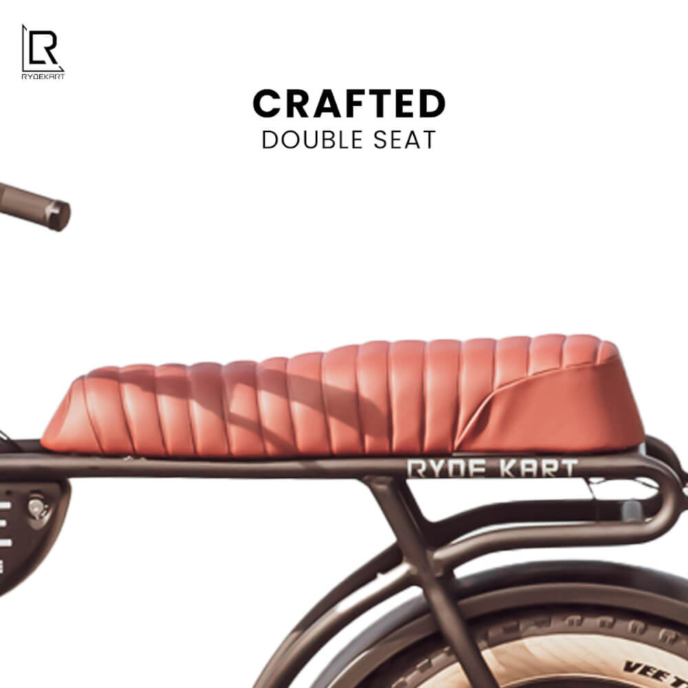 จักรยานไฟฟ้า Rydekart รุ่น Ryde Kart - สีน้ำตาลวินเทจ_7